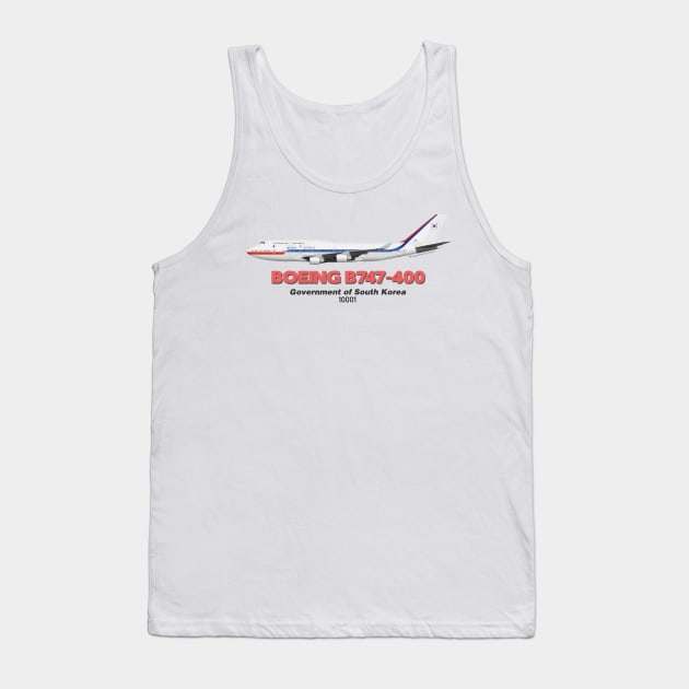 Boeing B747-400 - Government of South Korea Tank Top by TheArtofFlying